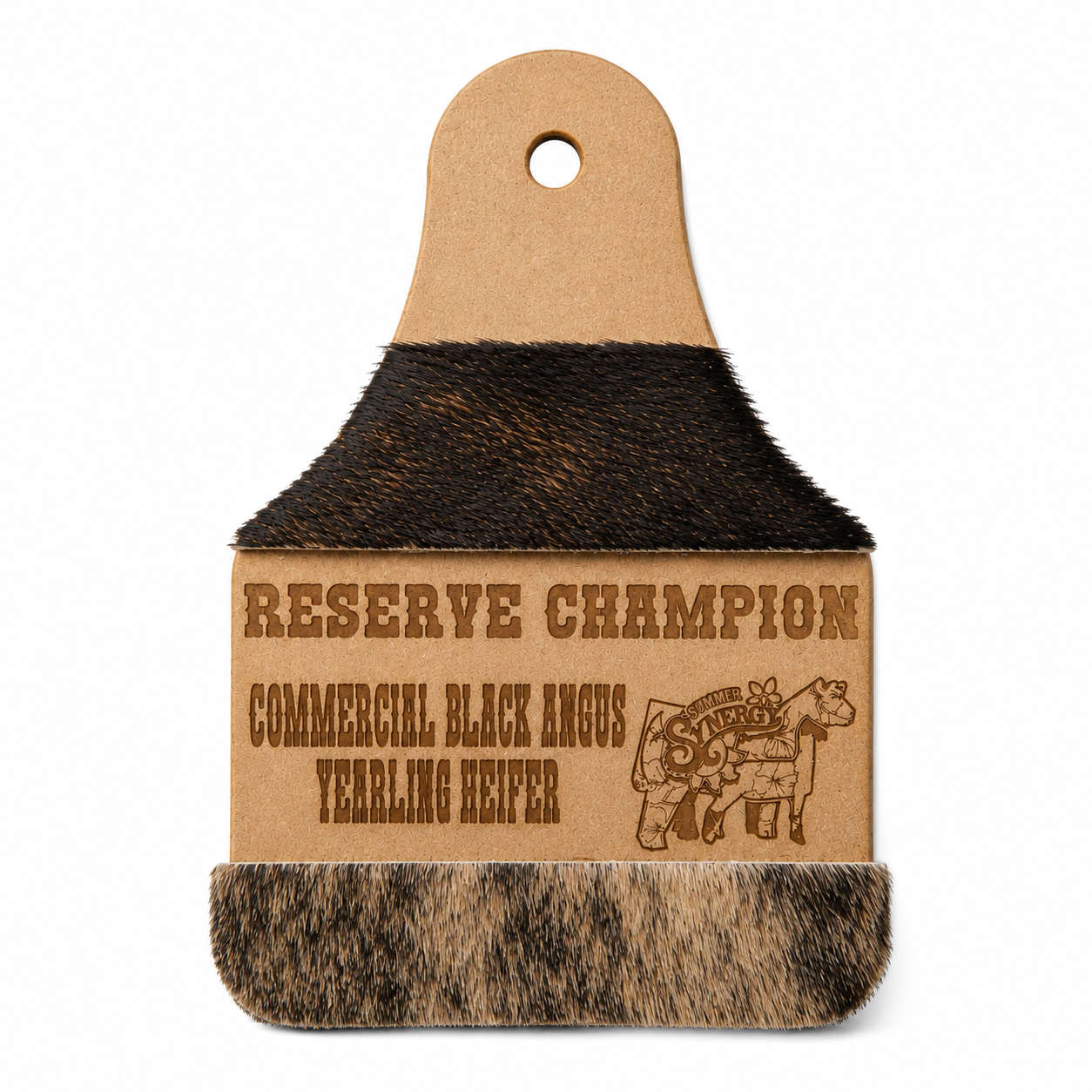 Custom Cowhide Livestock Award 5¨x 8¨