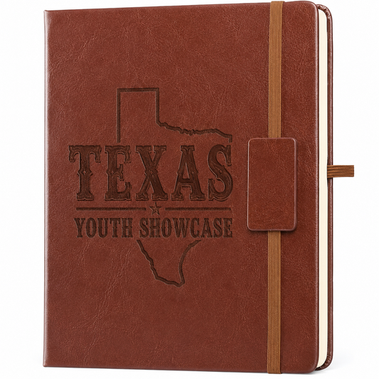 Custom Laser-Engraved Leather Notebook