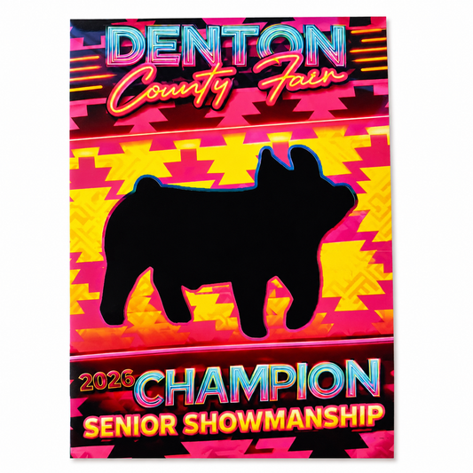 Custom Sublimated Metal Award Banner
