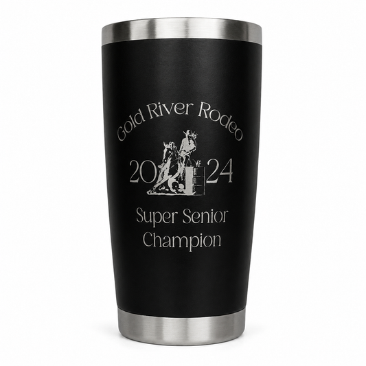 Custom Laser-Engraved Tumbler 20oz