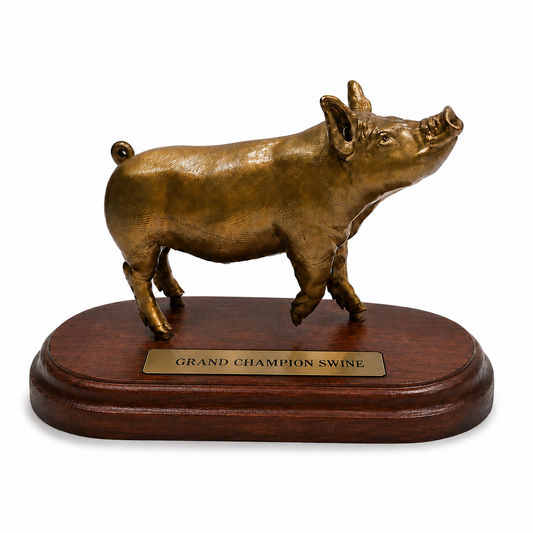 Custom 3D Printed Livestock Trophy