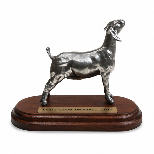 Custom 3D Printed Livestock Trophy