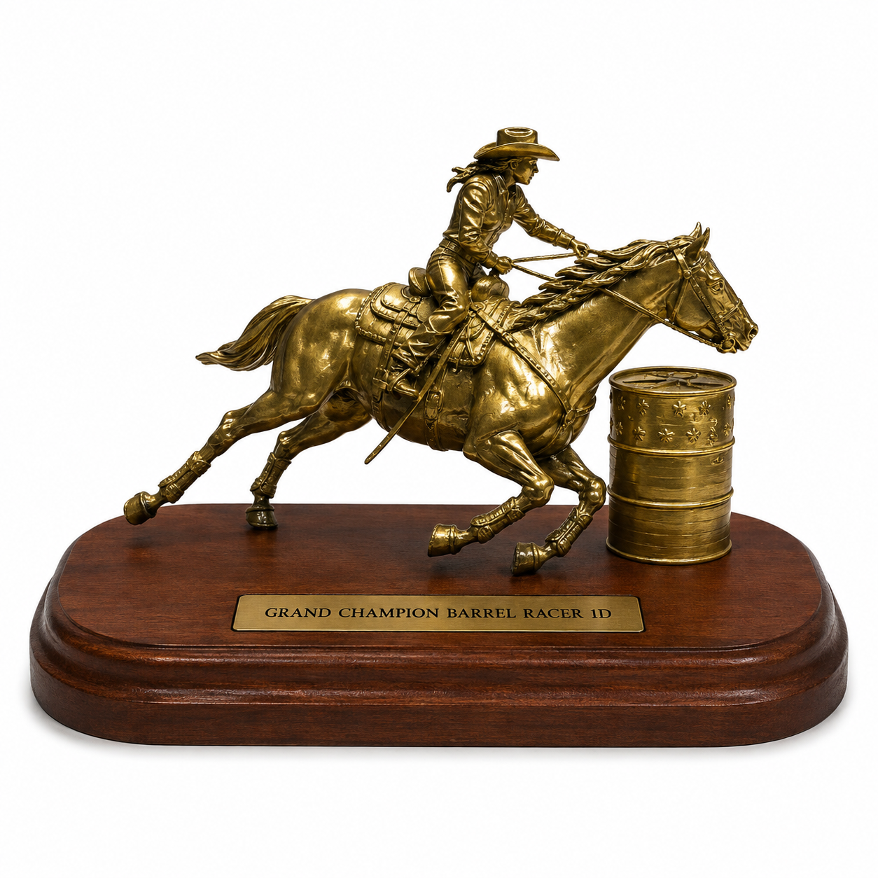 Custom 3D Printed Barrel Racing Trophy